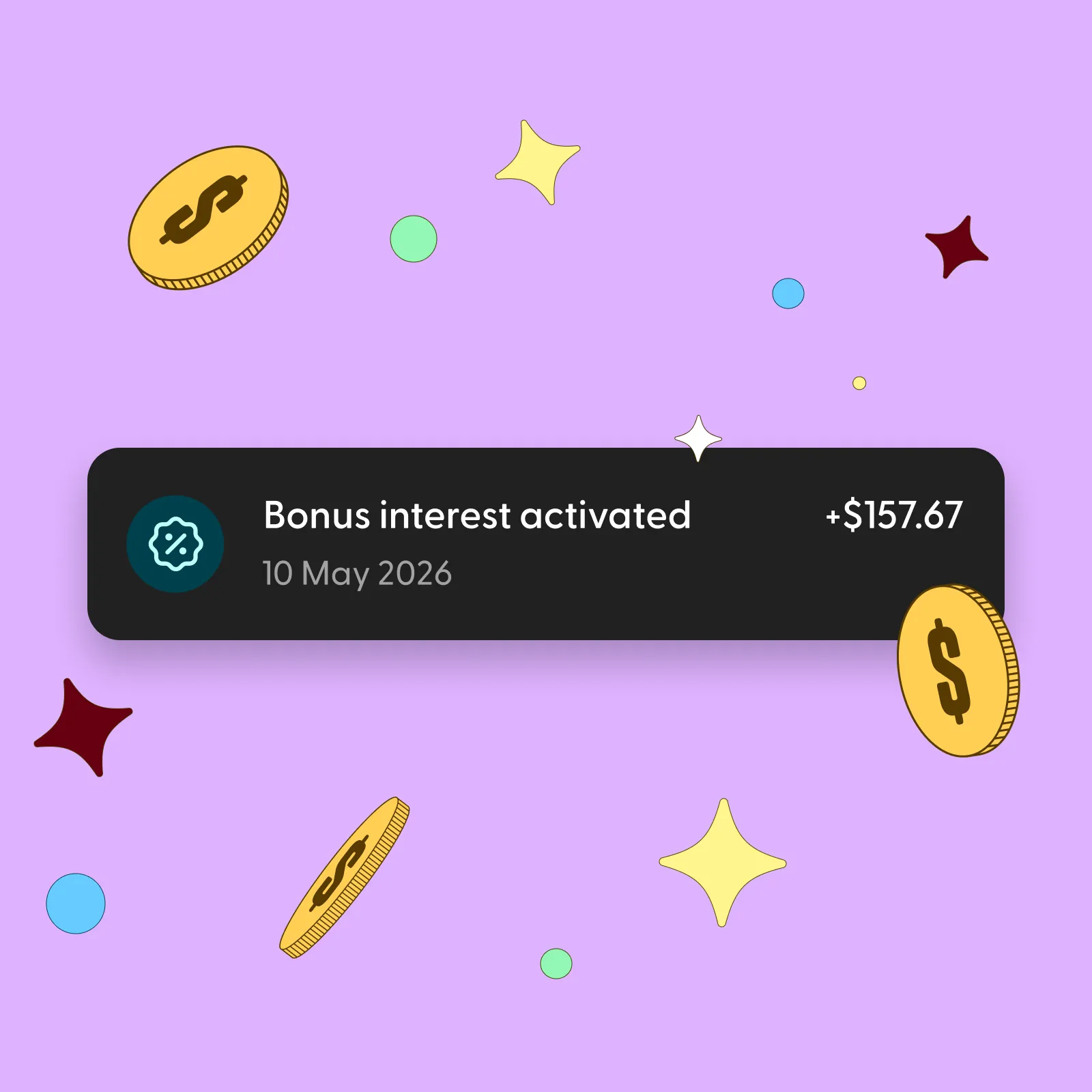 Earn your interest