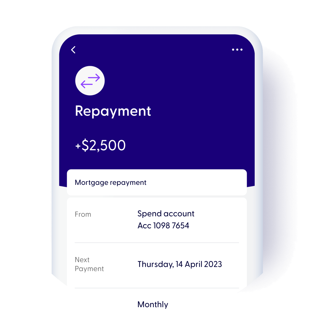 Change repayments