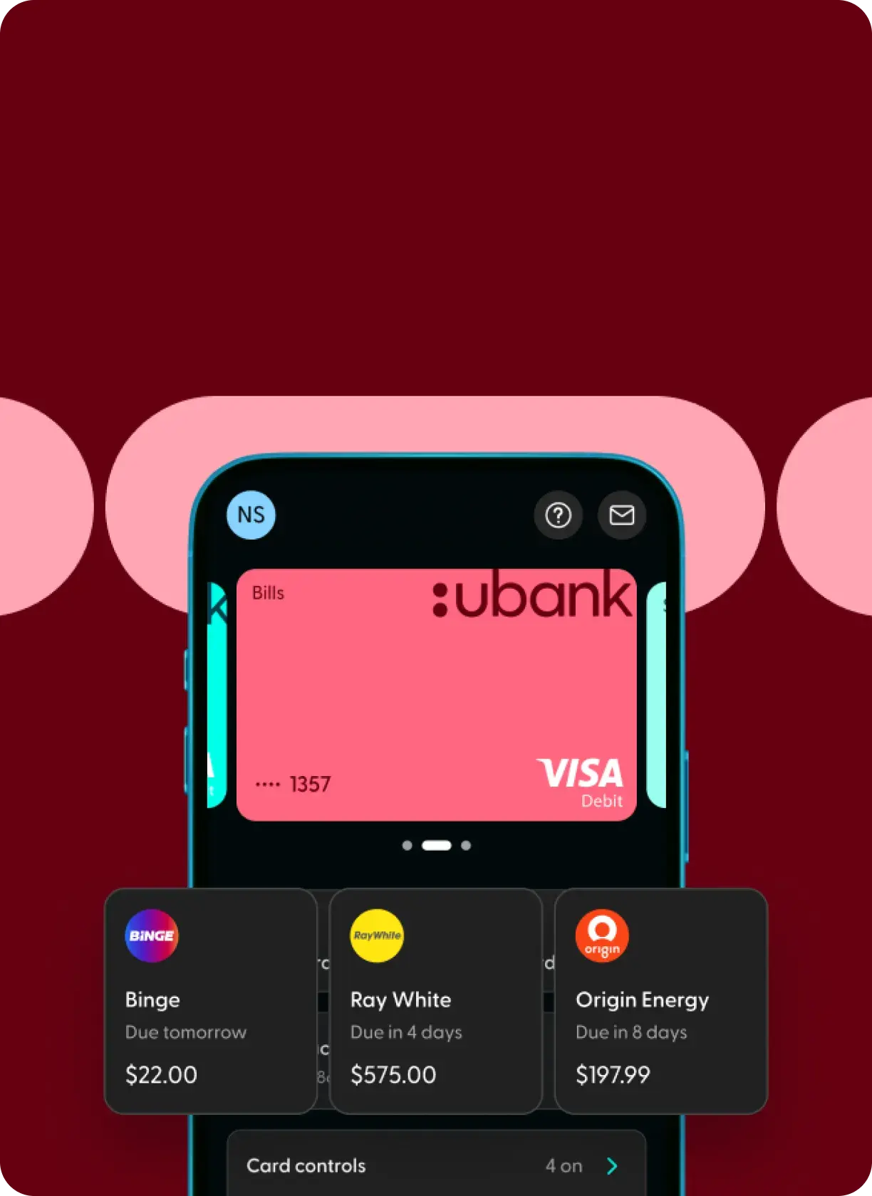 Bills account for organising and paying recurring expenses.